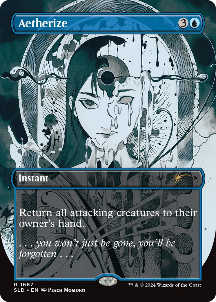 Aetherize (1667) (Borderless) (SLD) - Rainbow Foil