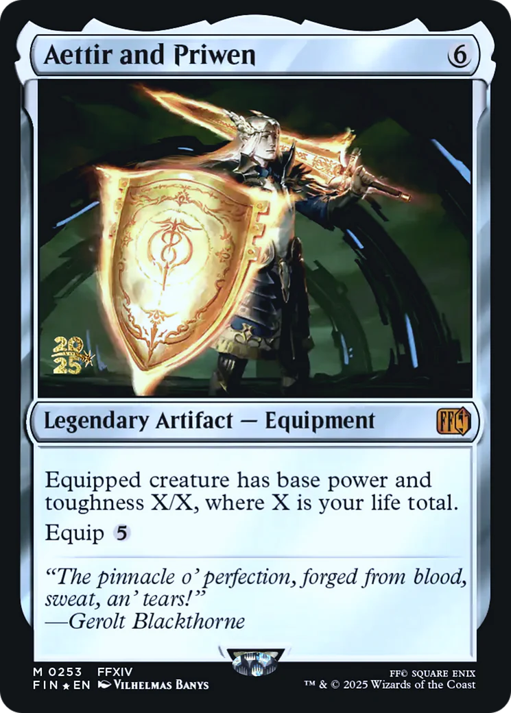 Aettir and Priwen (0253) (Prerelease) (PFIN) - Foil