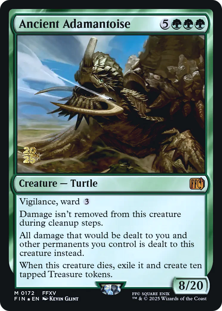 Ancient Adamantoise (0172) (Prerelease) (PFIN) - Foil