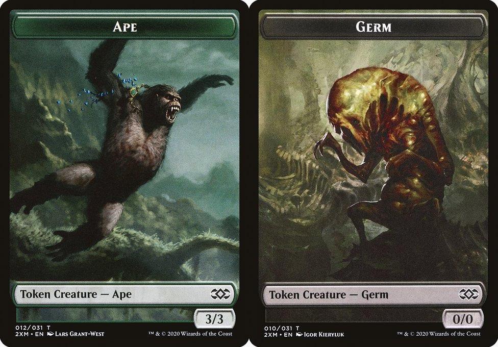 Ape (012) // Germ (010) Double-Sided Token (T2XM) - Foil