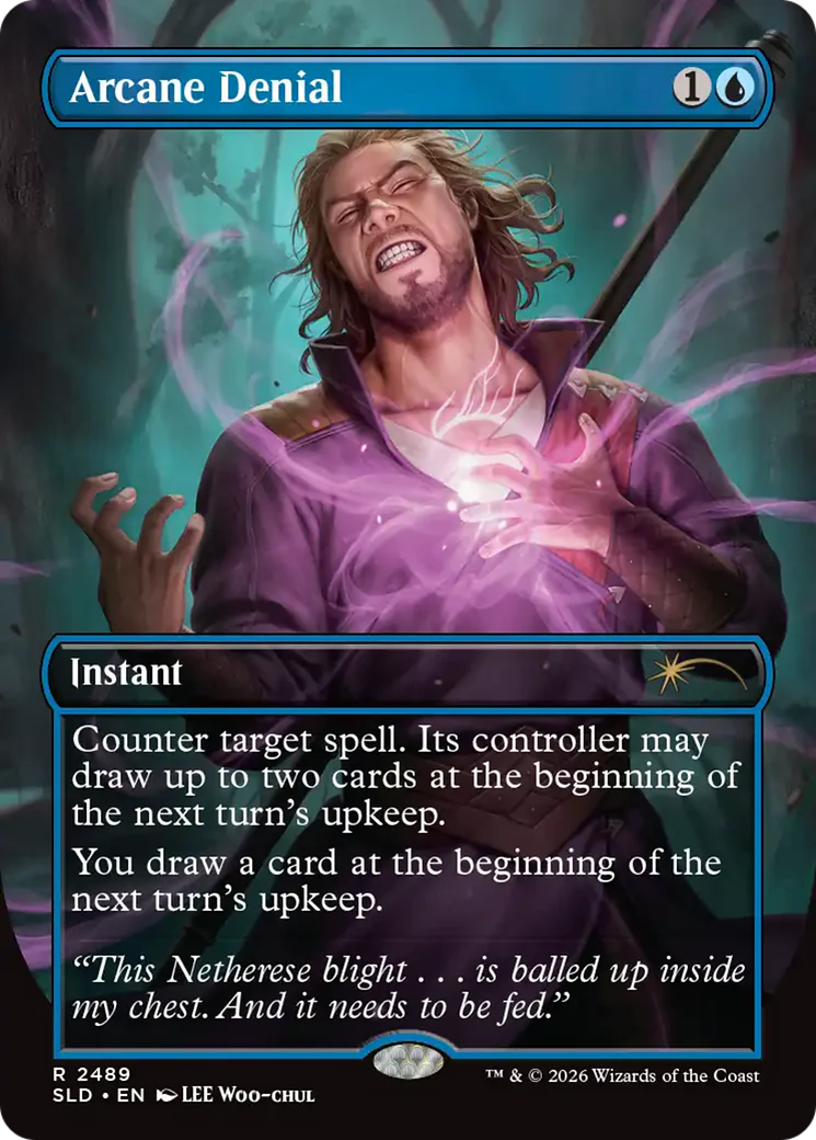 Arcane Denial (2489) (Borderless) (SLD)