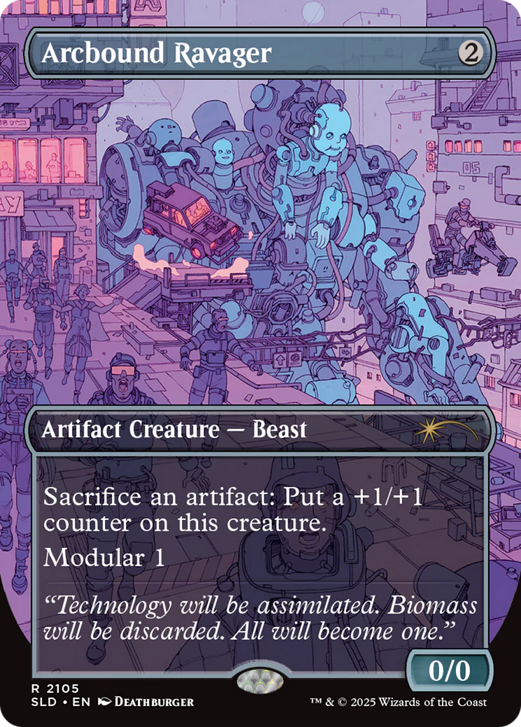 Arcbound Ravager (2105) (Borderless) (SLD) - Foil