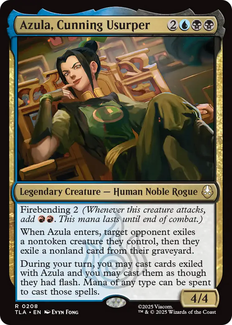 Azula, Cunning Usurper (TLA) - Foil
