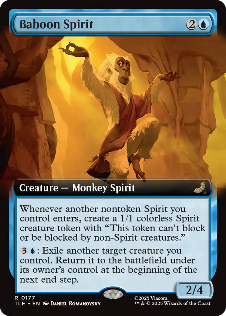 Baboon Spirit (0177) (Extended Art) (TLE) - Foil