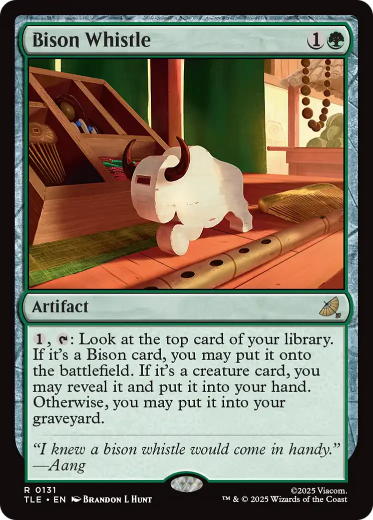 Bison Whistle (TLE) - Foil
