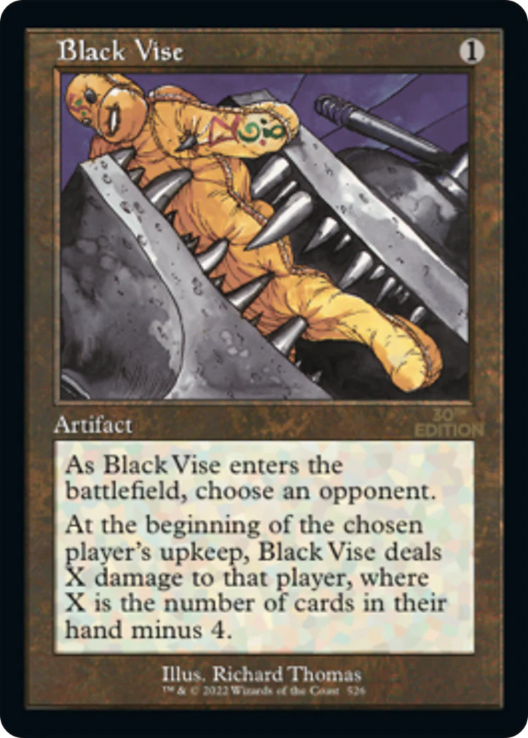 Black Vise (Retro Frame) (30A)