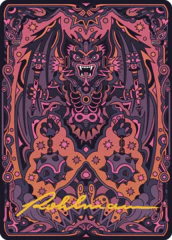 Bloodletter of Aclazotz (61/81) Art Card (ALCI) - Gold-Stamped Signature