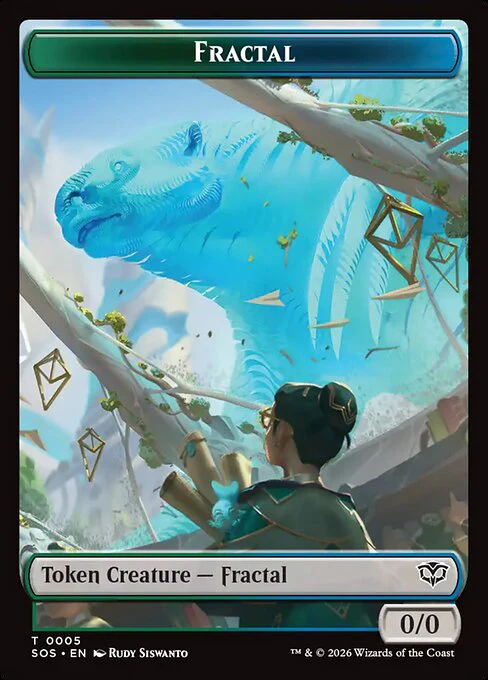 Boar (0015) // Fractal (0005) Double-Sided Token (SOC) - Image 2