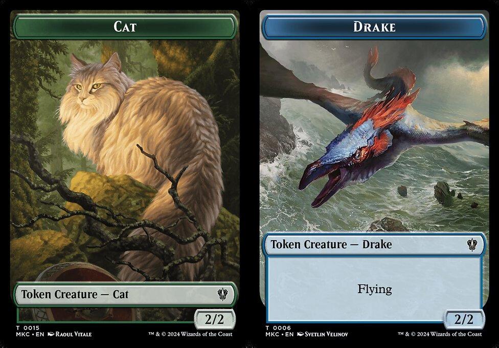 Cat (0015) // Drake (0006) Double-Sided Token (TMKC)