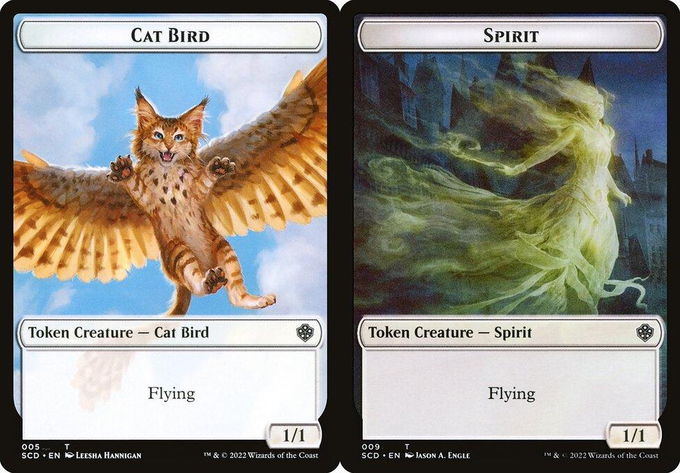 Cat Bird (005) // Spirit (009) Double-Sided Token (TSCD)