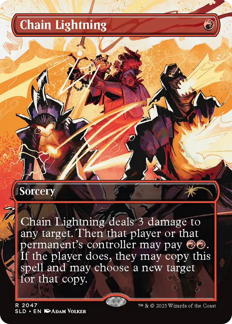 Chain Lightning (2047) (Borderless) (SLD) - Foil