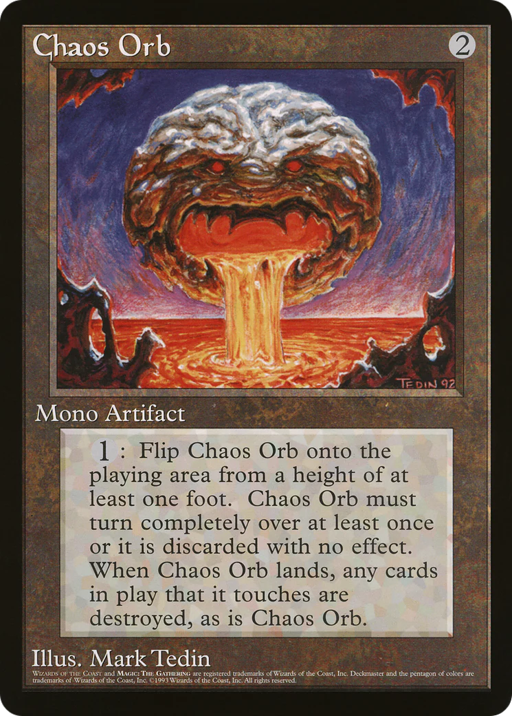 Chaos Orb (Oversized) (Oversized 90's Promo) (O90P)