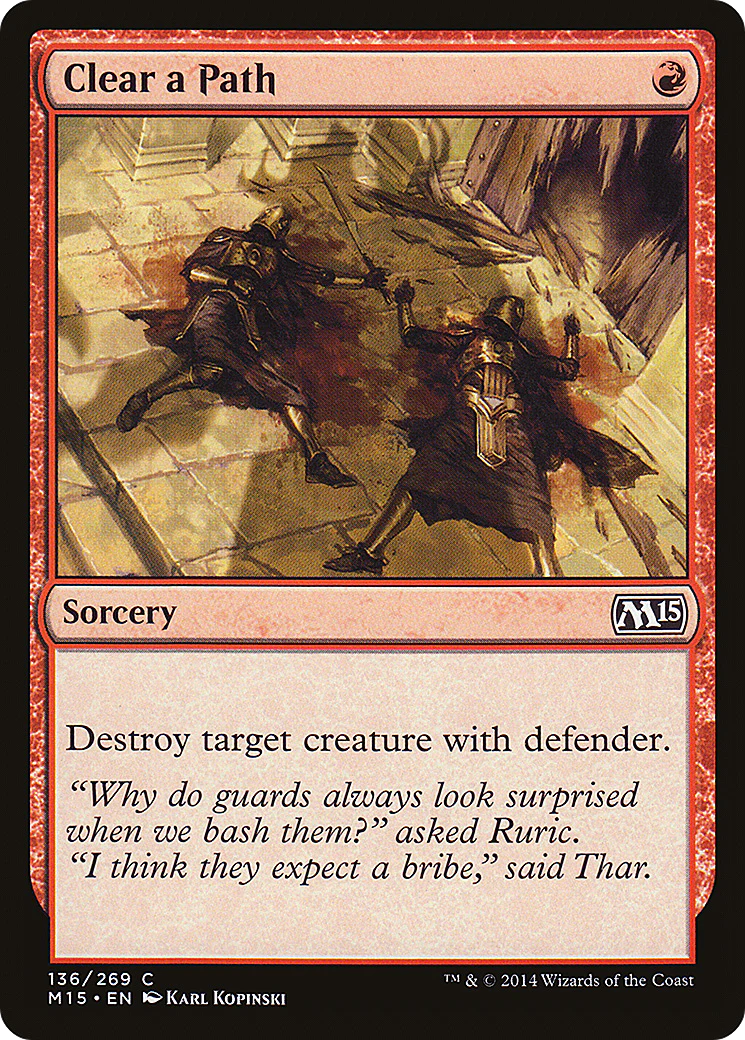 Clear a Path (M15) - Foil