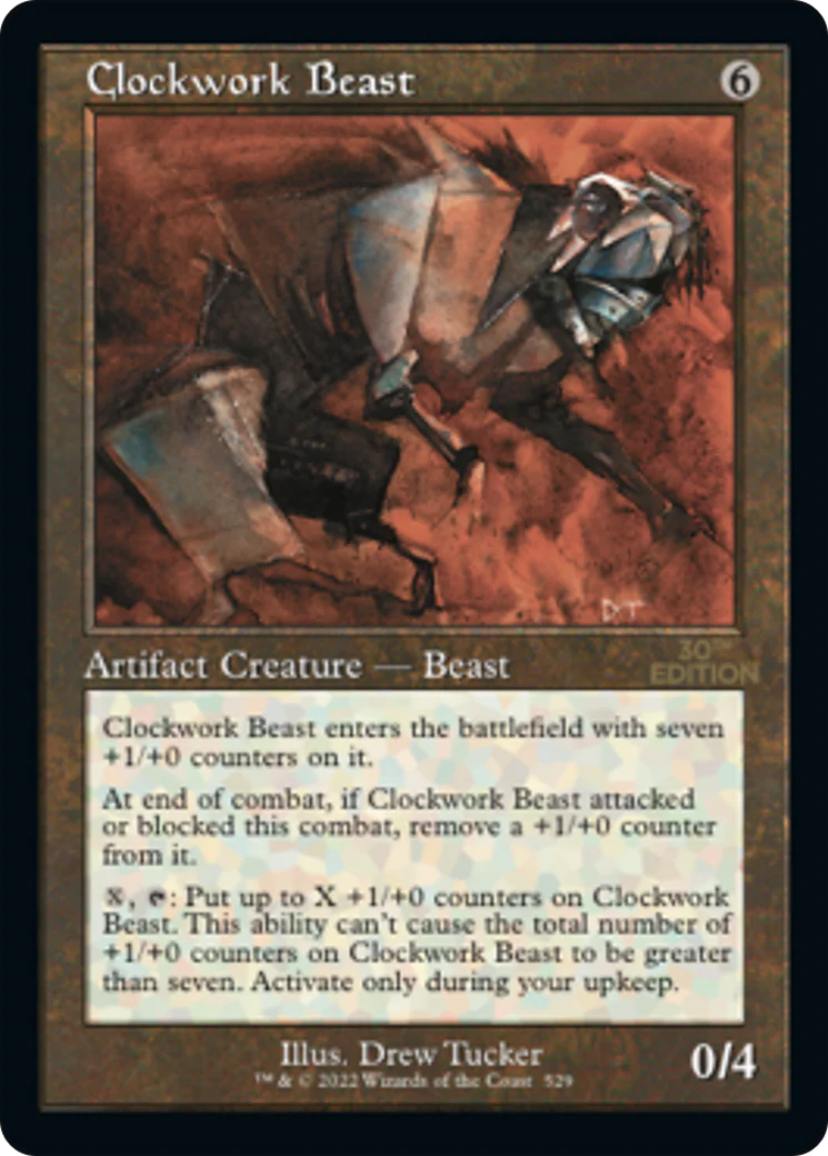 Clockwork Beast (Retro Frame) (30A)