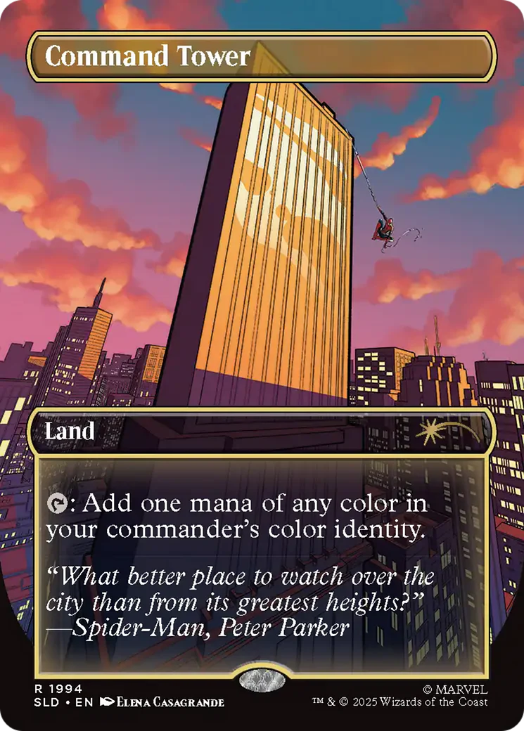 Command Tower (1994) (Borderless) (SLD) - Foil