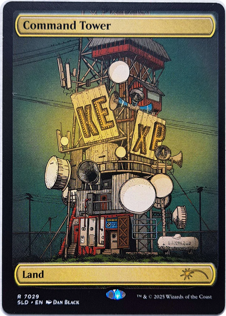 Command Tower (7029) (Textless) (SLD) - Foil