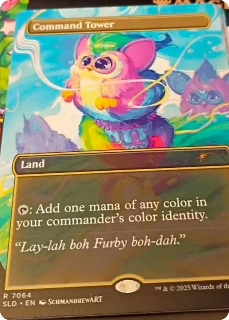 Command Tower (7064) (Borderless) (SLD) - Foil