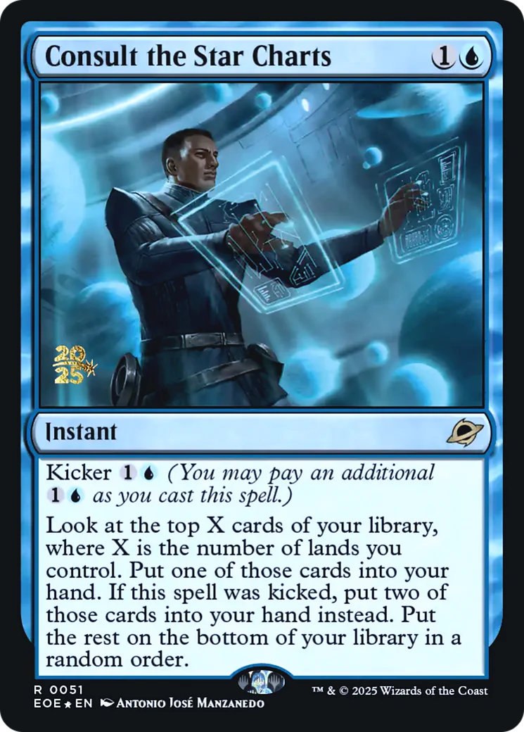 Consult the Star Charts (0051) (Prerelease) (PEOE) - Foil