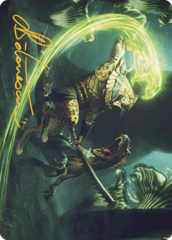 Contest of Claws (72/81) Art Card (ALCI) - Gold-Stamped Signature