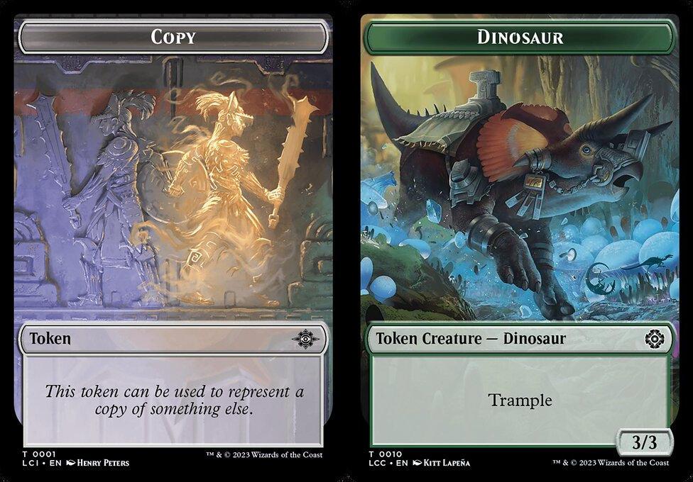 Copy (0001) // Dinosaur (0010) Double-Sided Token (TLCC)
