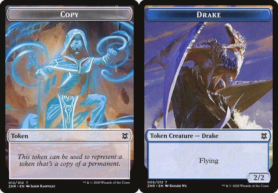 Copy (012) // Drake (005) Double-Sided Token (TZNR) - Foil
