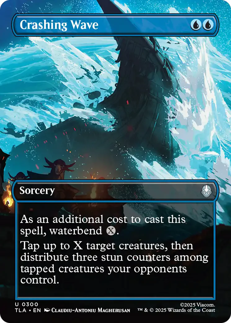 Crashing Wave (0300) (Borderless) (TLA) - Foil