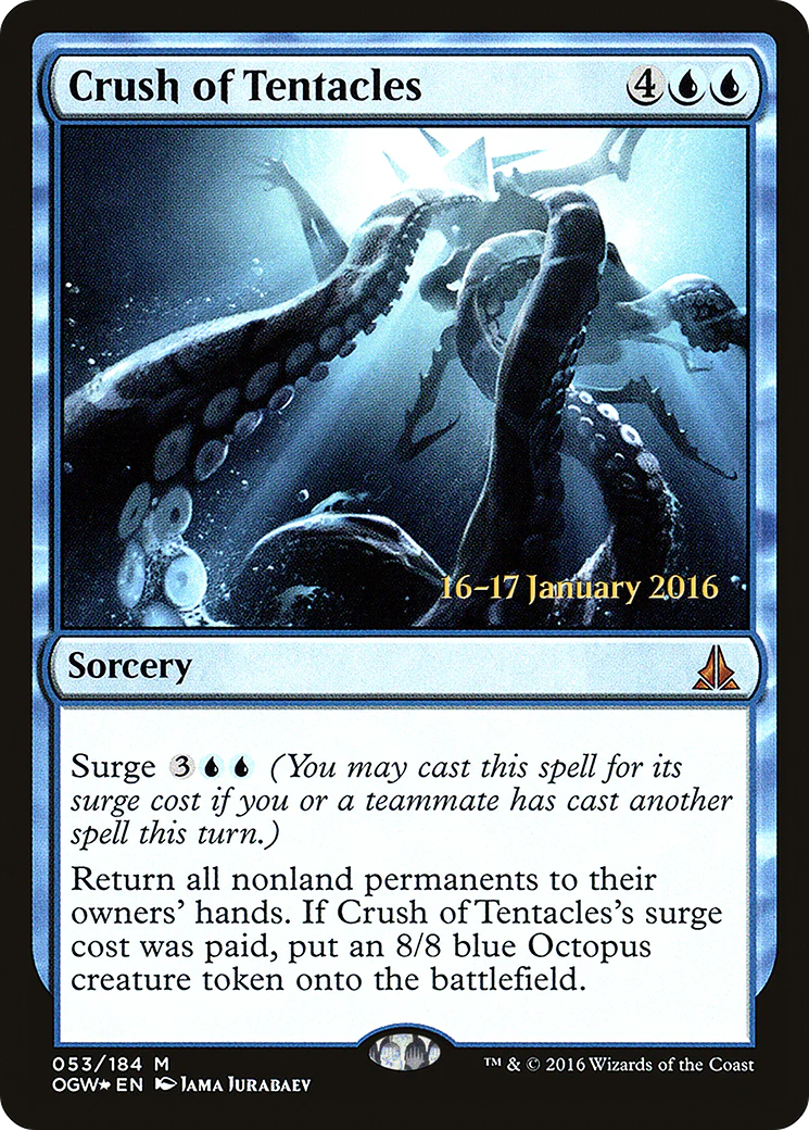 Crush of Tentacles (053) (Prerelease) (POGW) - Foil