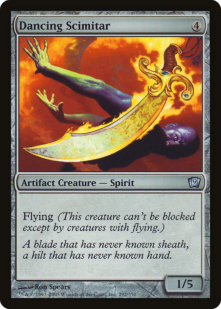 Dancing Scimitar (9ED) - Foil