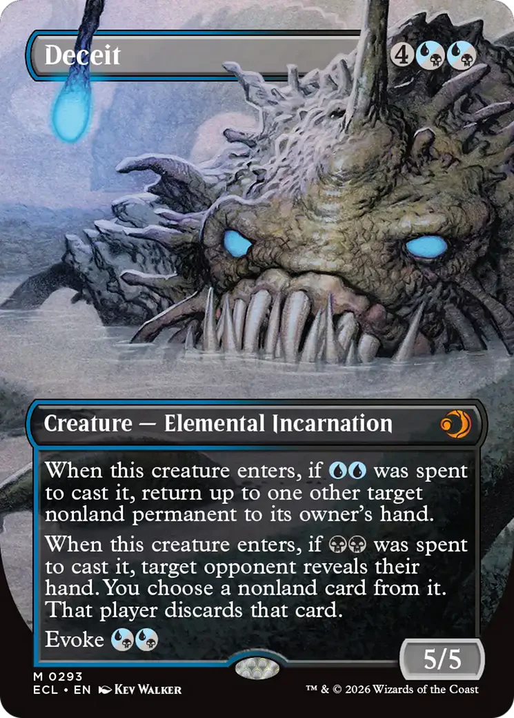 Deceit (0293) (Borderless) (ECL) - Foil