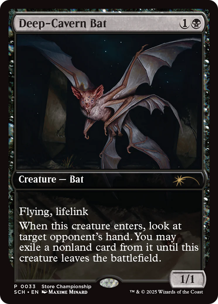 Deep-Cavern Bat (0033) (Store Championship) (Full Art) (SCH)