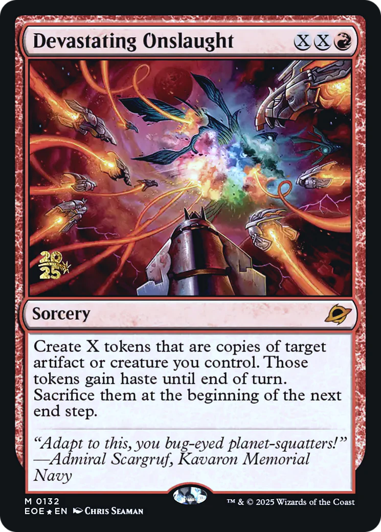 Devastating Onslaught (0132) (Prerelease) (PEOE) - Foil