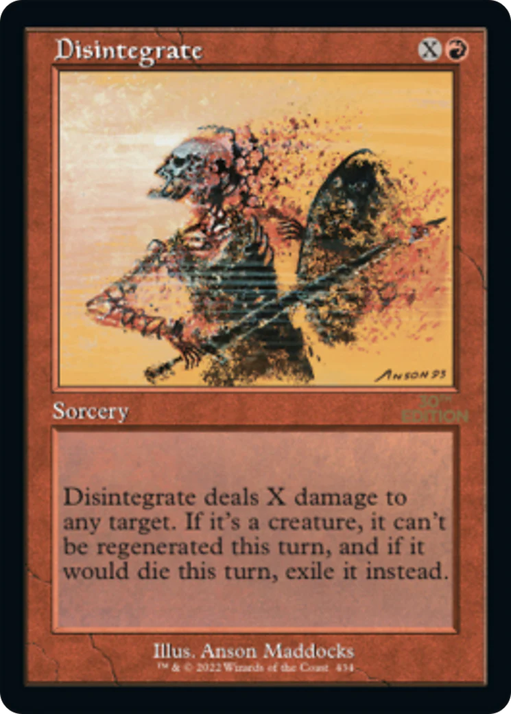 Disintegrate (Retro Frame) (30A)