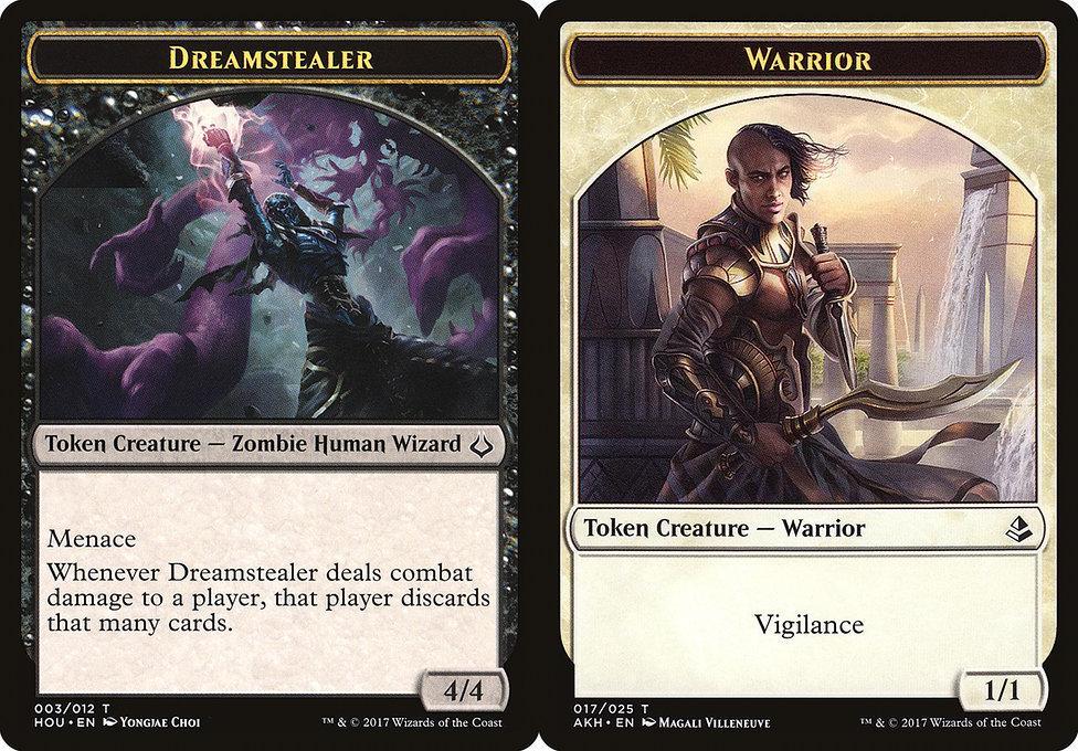 Dreamstealer (003) // Warrior (017) Double-Sided Token (THOU)