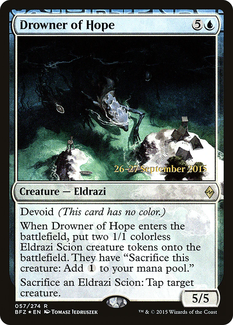 Drowner of Hope (057) (Prerelease) (PBFZ) - Foil