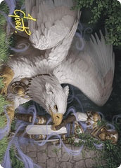 Dutiful Griffin Art Card (03/81) (AWOE) - Gold-Stamped Signature