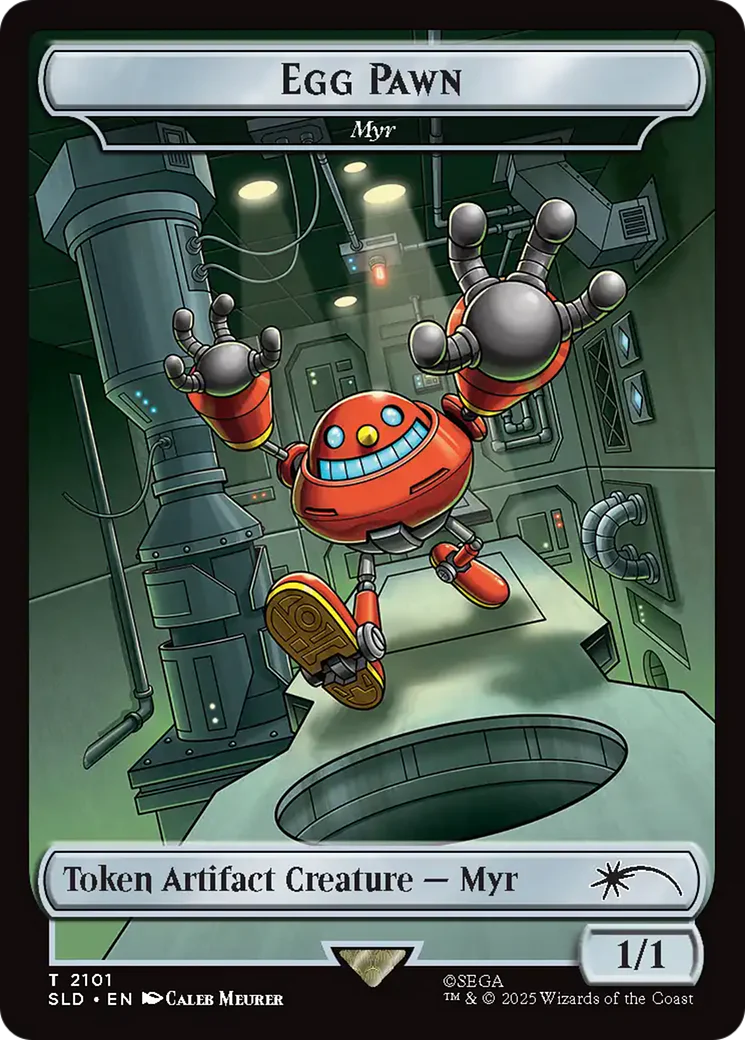 Egg Pawn [Myr] Token (2101) (SLD) - Foil