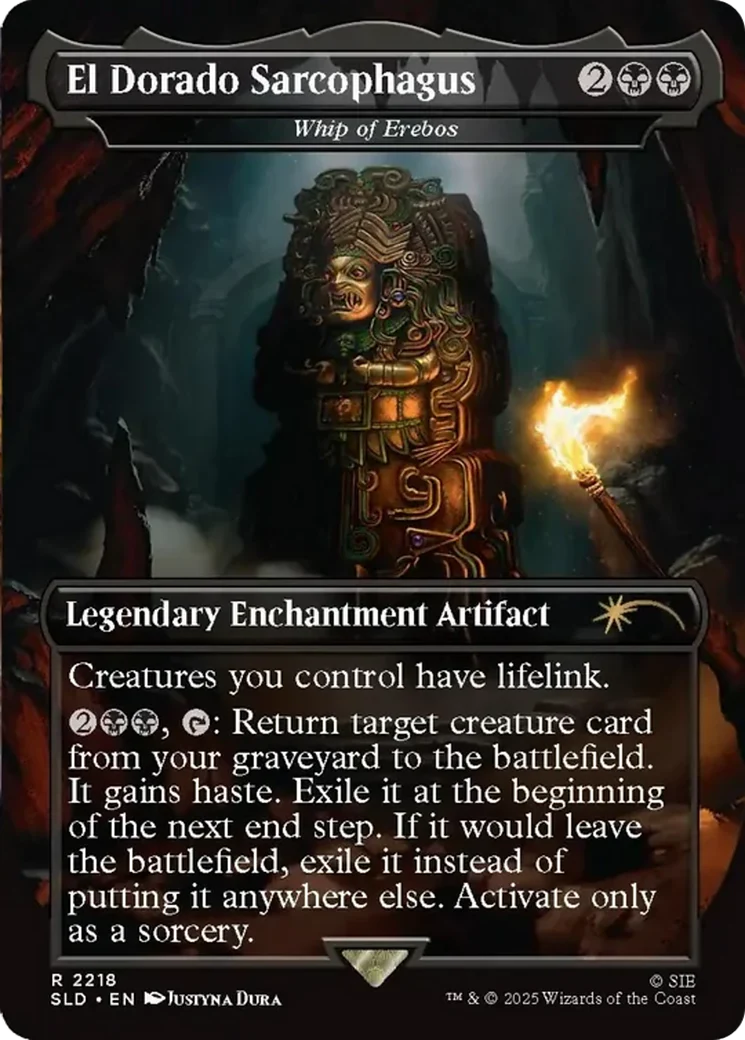 El Dorado Sarcophagus [Whip of Erebos] (2218) (Borderless) (SLD)