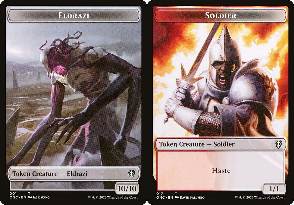 Eldrazi (001) // Soldier (017) Double-Sided Token (TONC)