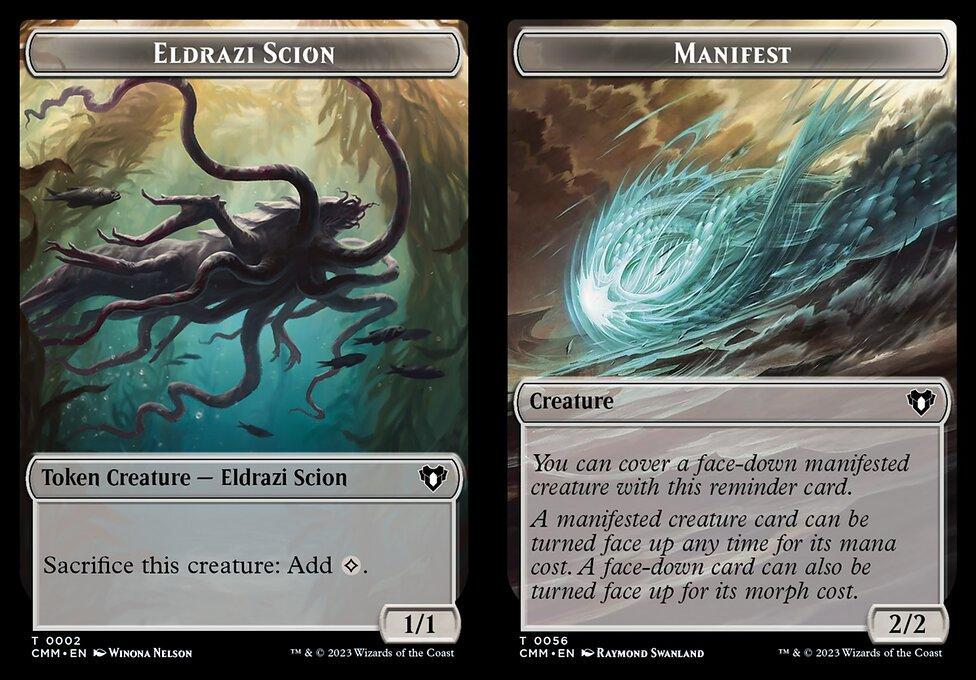 Eldrazi Scion (0002) // Manifest (0056) Double-Sided Token (TCMM)