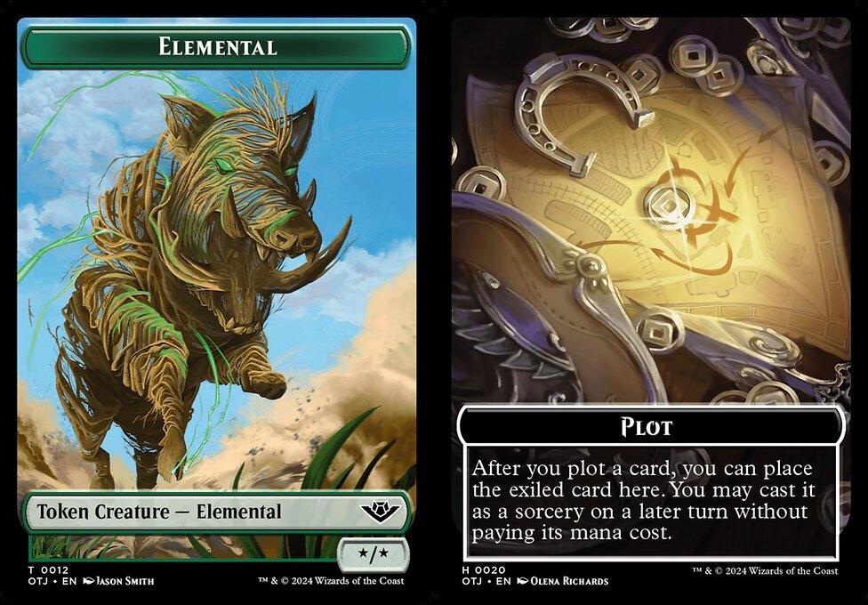 Elemental (0012) // Plot (0020) Double-Sided Token (TOTJ)