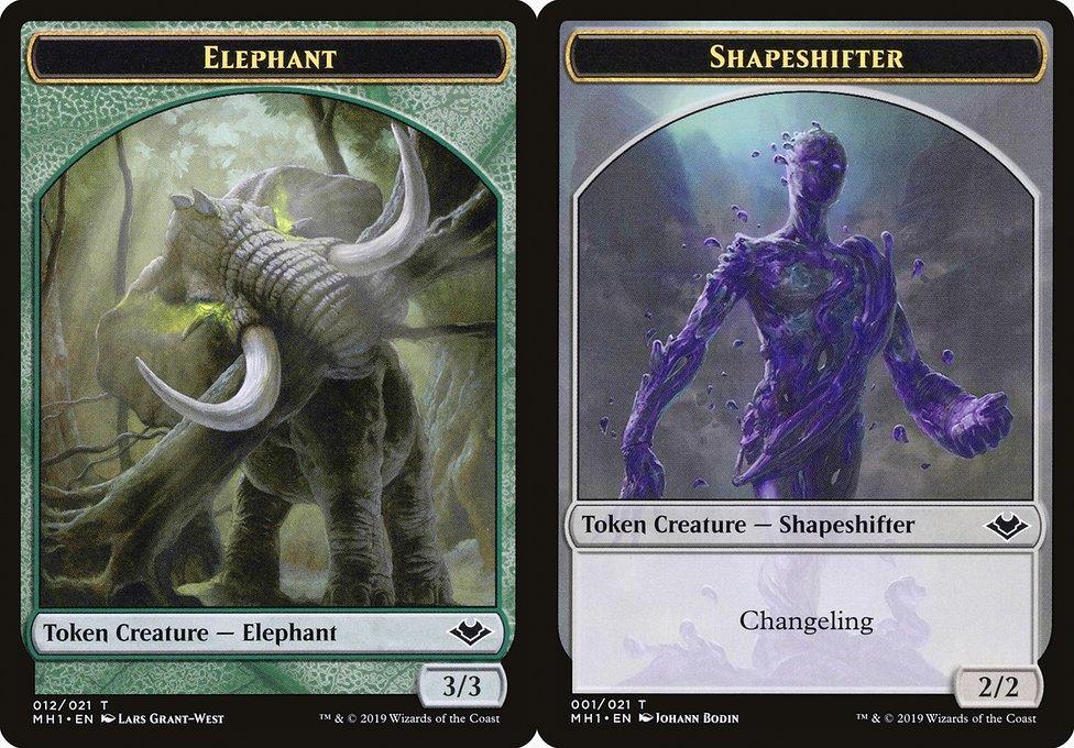 Elephant (012) // Shapeshifter (001) Double-Sided Token (TMH1)