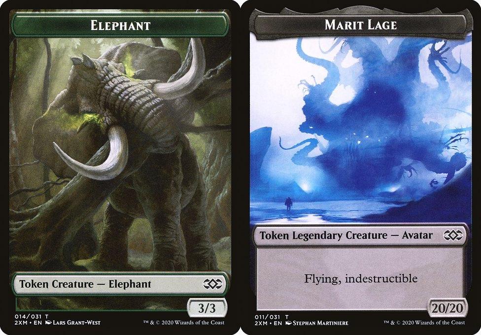 Elephant (014) // Marit Lage (011) Double-Sided Token (T2XM) - Foil