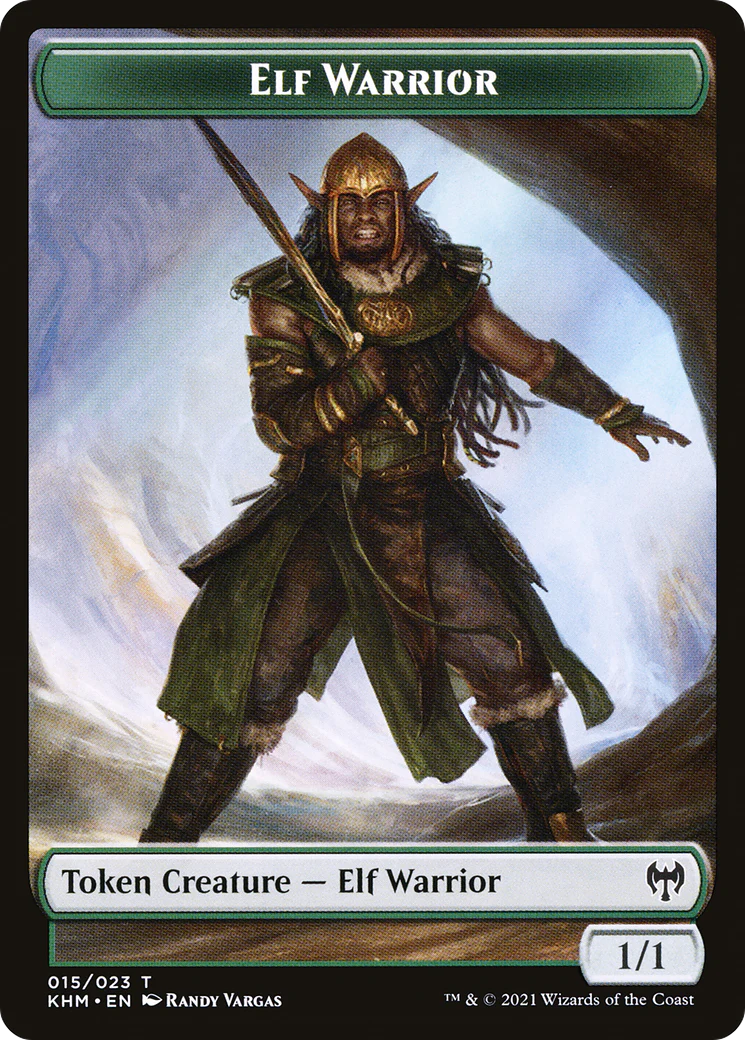 Elf Warrior Token (015) (TKHM)