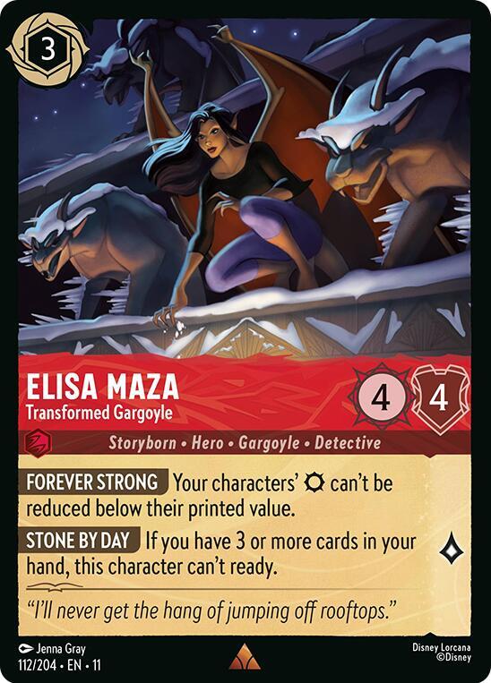 Elisa Maza, Transformed Gargoyle (0112) - Cold Foil
