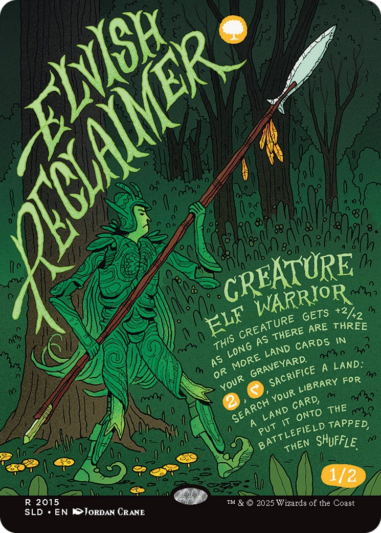 Elvish Reclaimer (2015) (Showcase) (SLD) - Foil