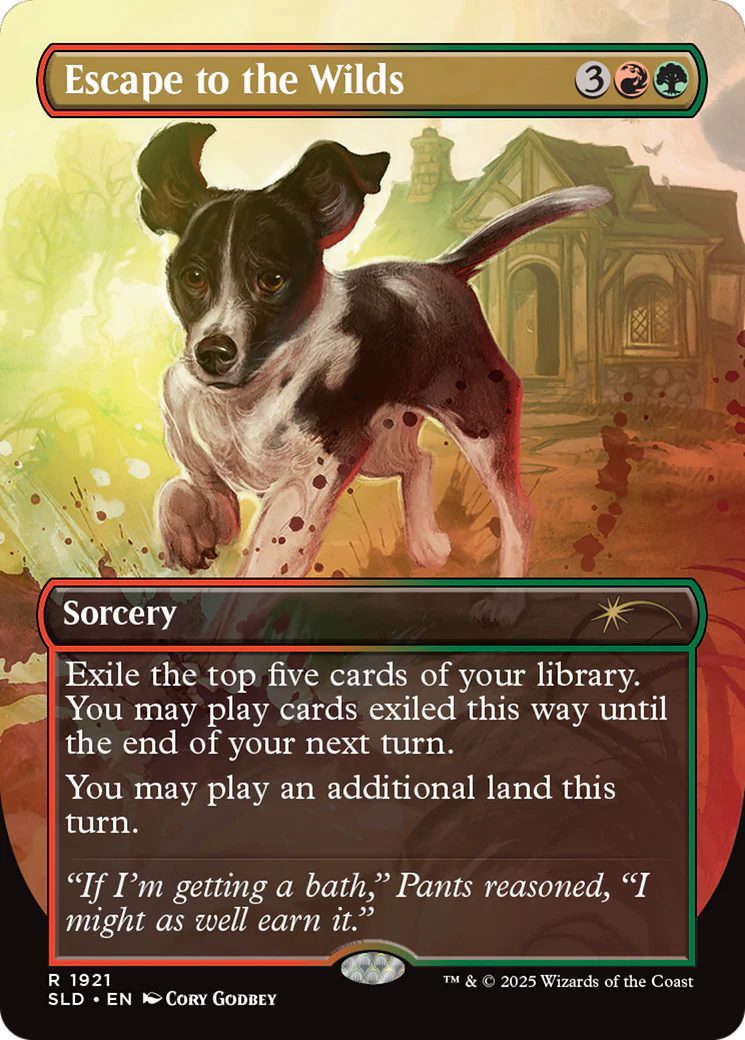 Escape to the Wilds (1921) (Borderless) (SLD) - Foil