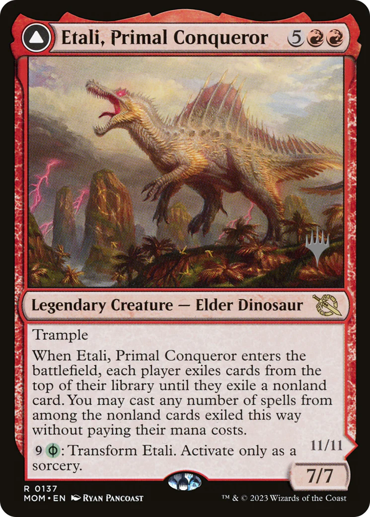 Etali, Primal Conqueror // Etali, Primal Sickness (0137) (Promo Pack) (PMOM) - Foil