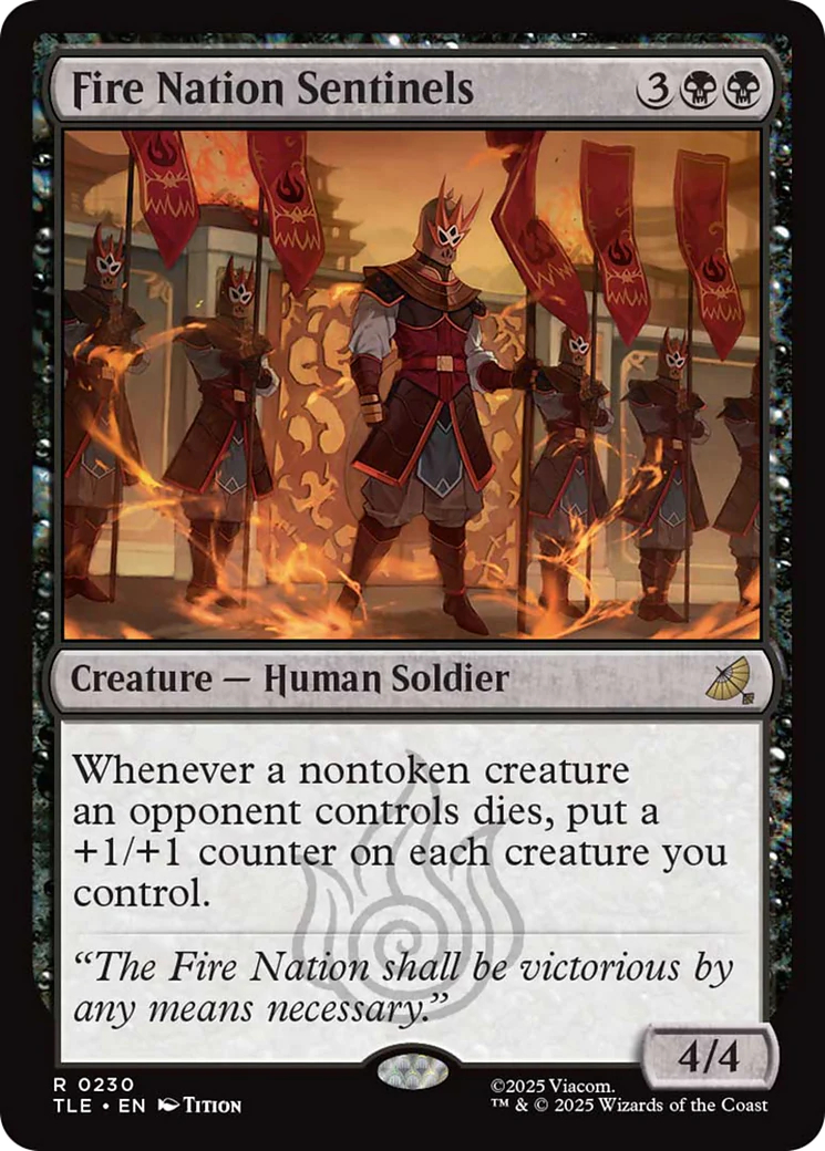 Fire Nation Sentinels (TLE) - Foil