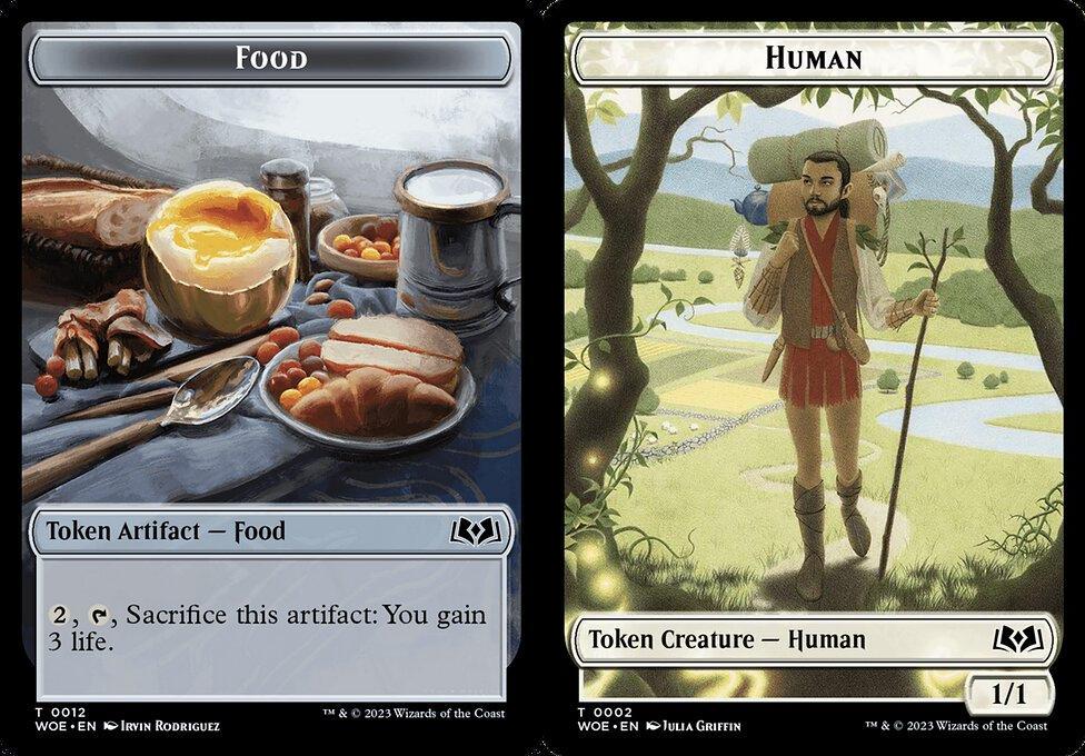 Food (0012) // Human (0002) Double-Sided Token (TWOE) - Foil