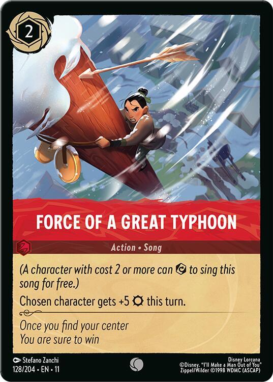 Force of a Great Typhoon (0128) - Cold Foil